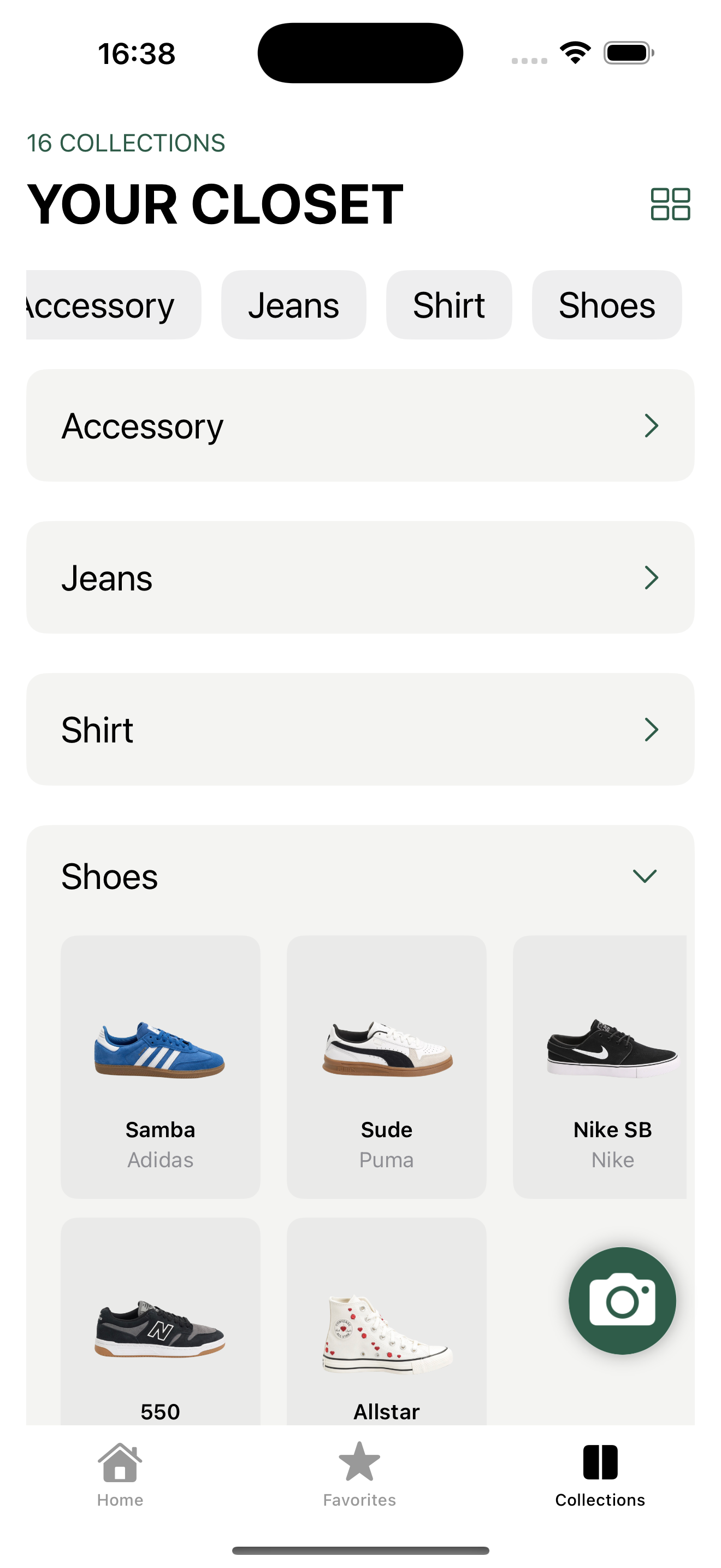 WARdrobe Collection Light Mode
